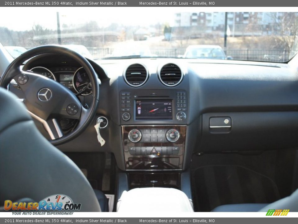 2011 Mercedes-Benz ML 350 4Matic Iridium Silver Metallic / Black Photo #4