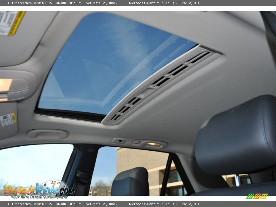 2011 Mercedes-Benz ML 350 4Matic Iridium Silver Metallic / Black Photo #5