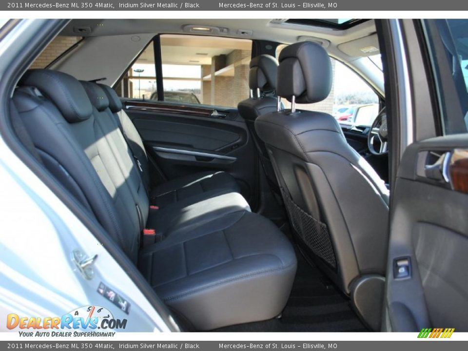2011 Mercedes-Benz ML 350 4Matic Iridium Silver Metallic / Black Photo #9