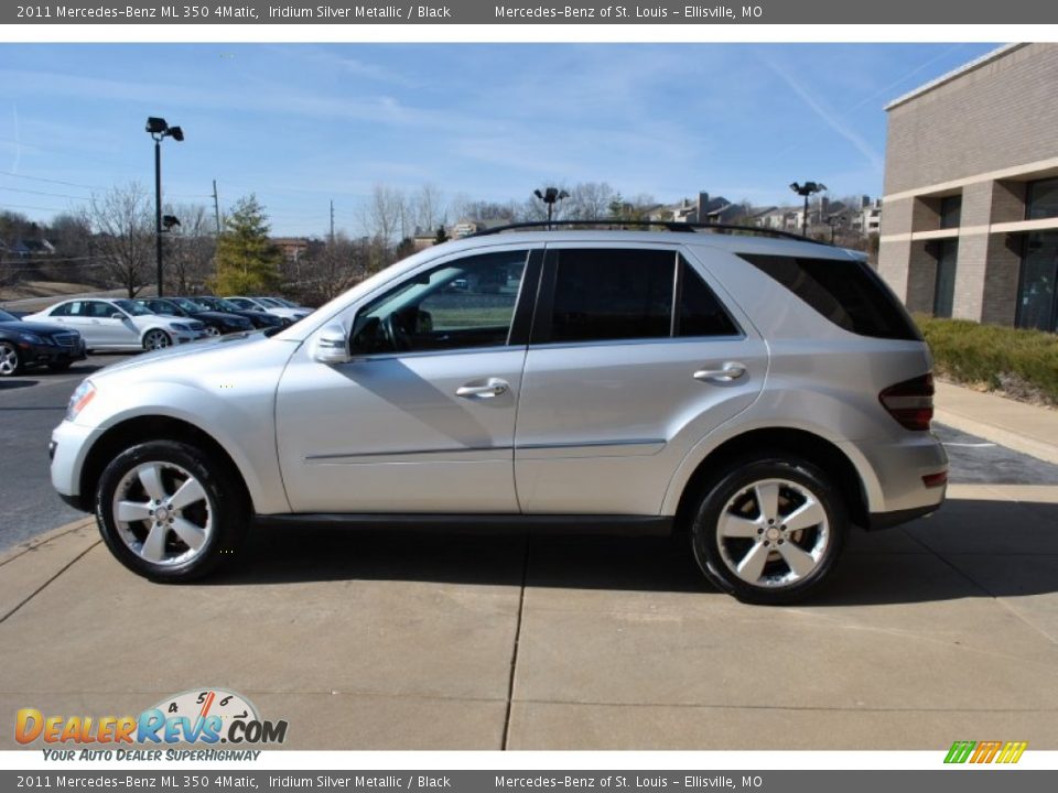 2011 Mercedes-Benz ML 350 4Matic Iridium Silver Metallic / Black Photo #12