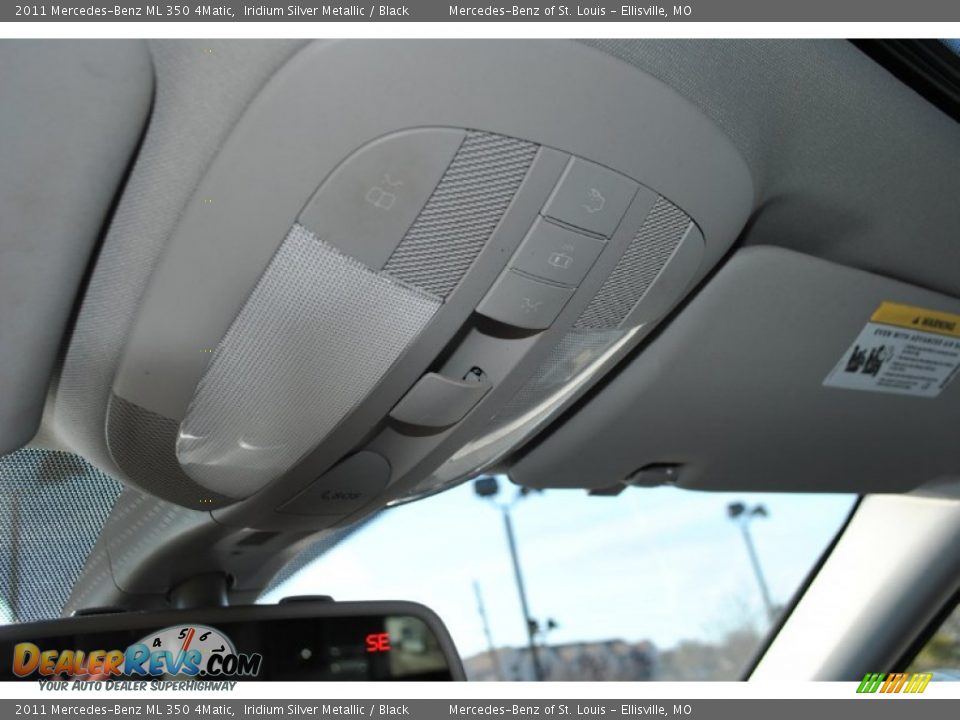 2011 Mercedes-Benz ML 350 4Matic Iridium Silver Metallic / Black Photo #15