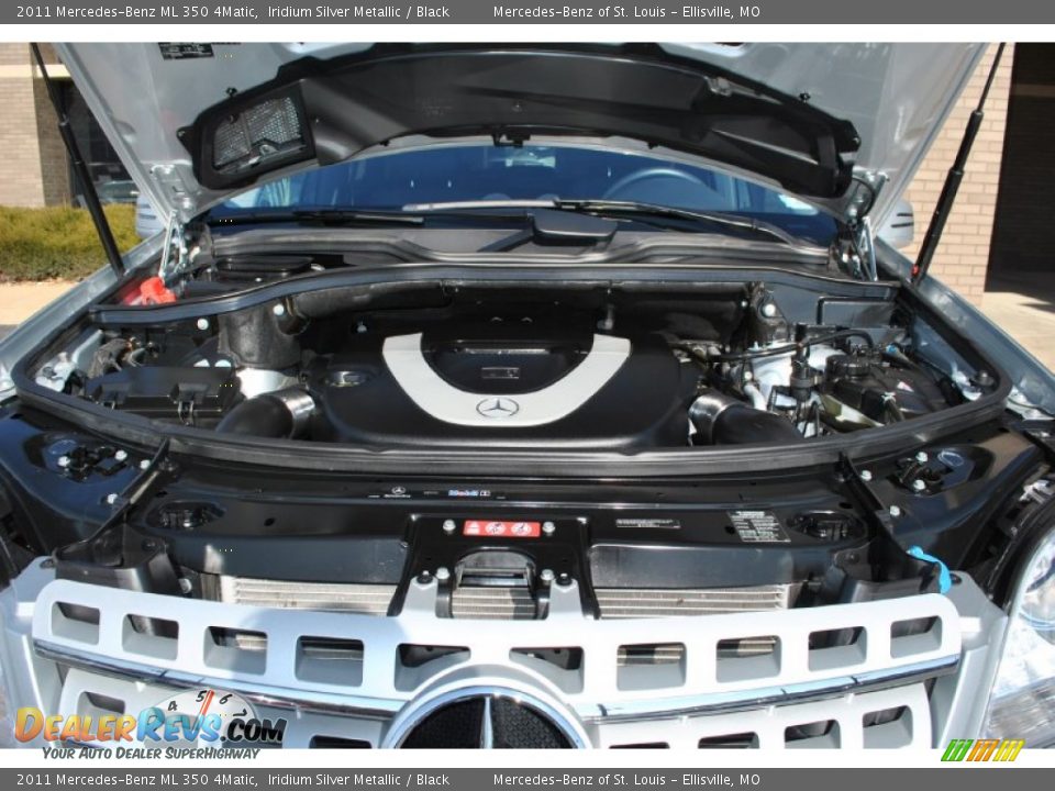 2011 Mercedes-Benz ML 350 4Matic Iridium Silver Metallic / Black Photo #17