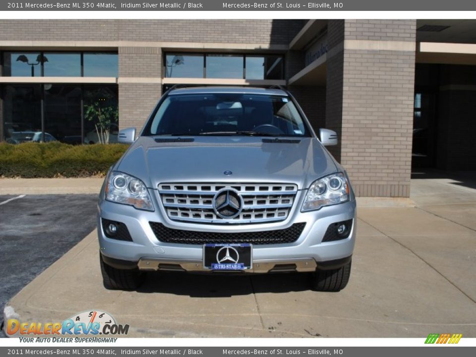 2011 Mercedes-Benz ML 350 4Matic Iridium Silver Metallic / Black Photo #18