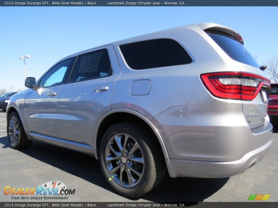 2014 Dodge Durango SXT Billet Silver Metallic / Black Photo #2