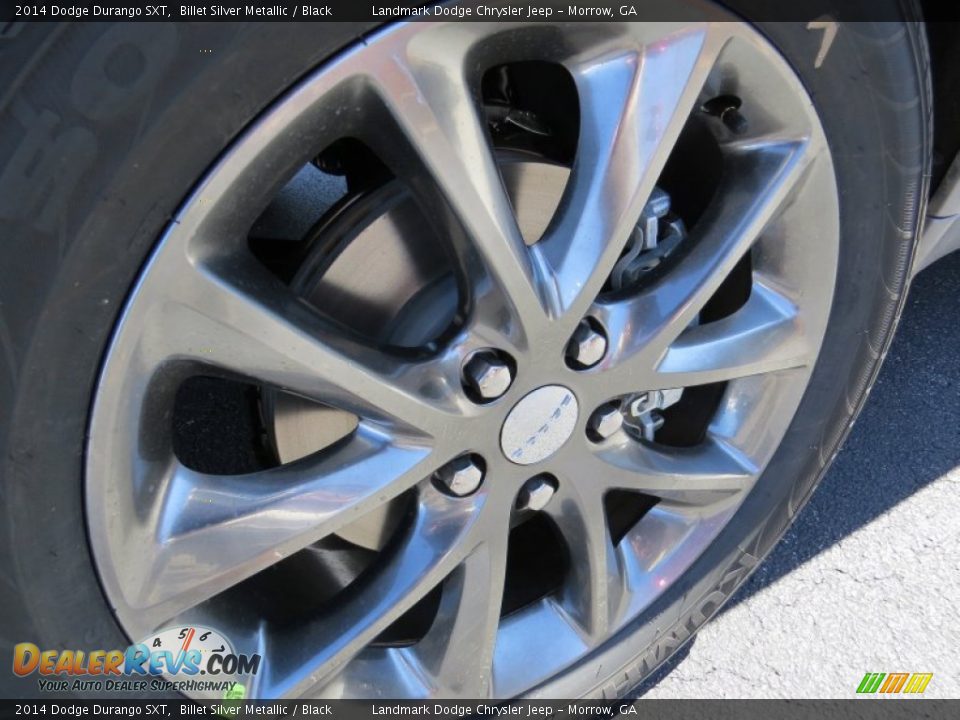 2014 Dodge Durango SXT Billet Silver Metallic / Black Photo #5