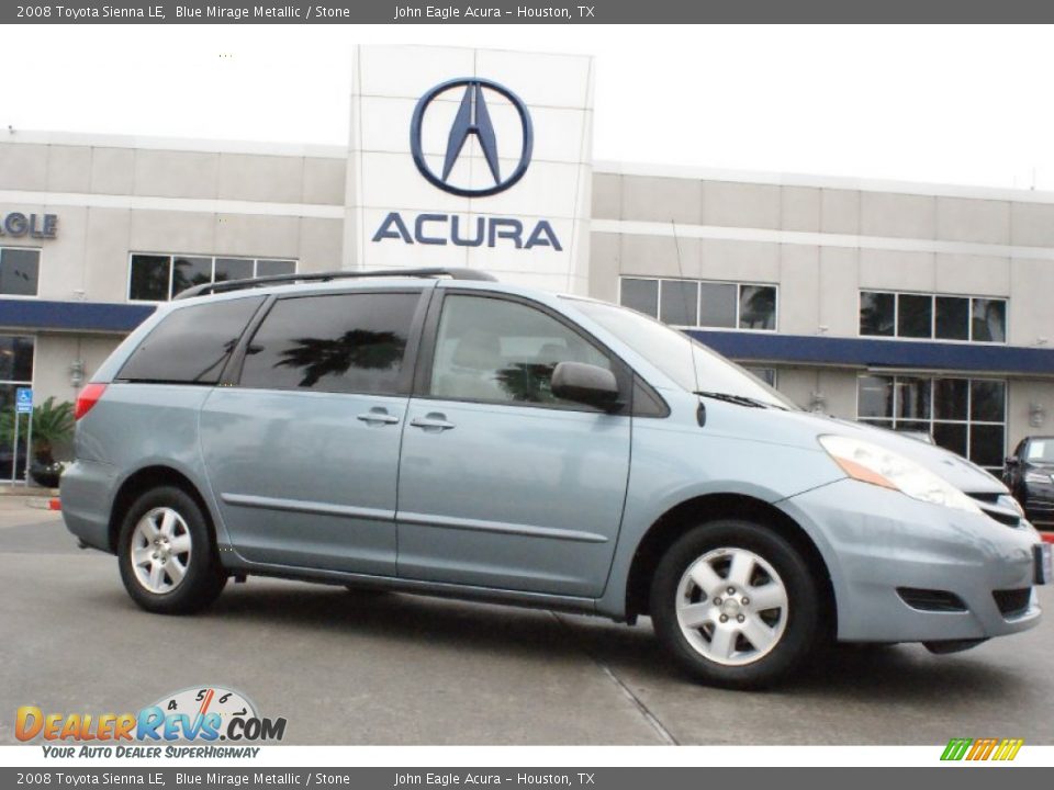 2008 Toyota Sienna LE Blue Mirage Metallic / Stone Photo #1