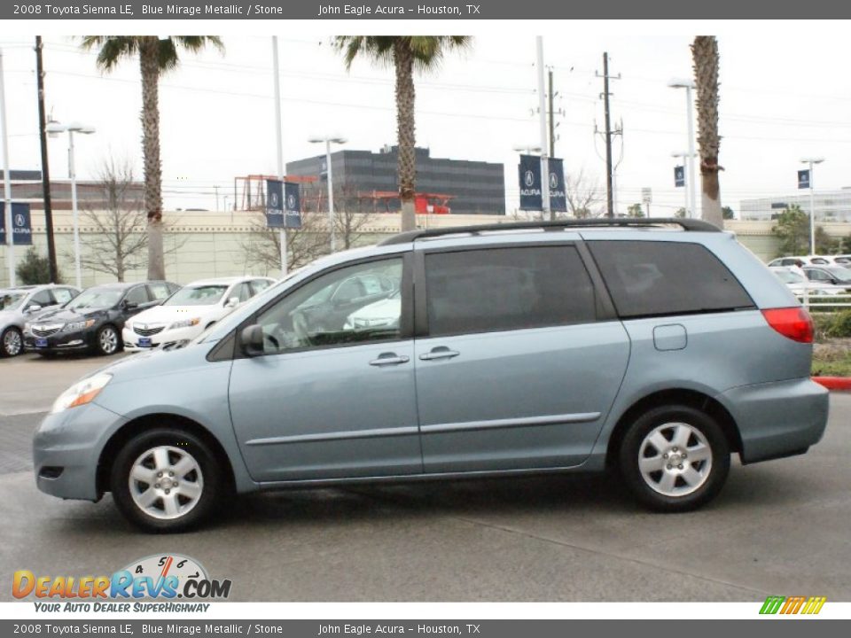 2008 Toyota Sienna LE Blue Mirage Metallic / Stone Photo #5