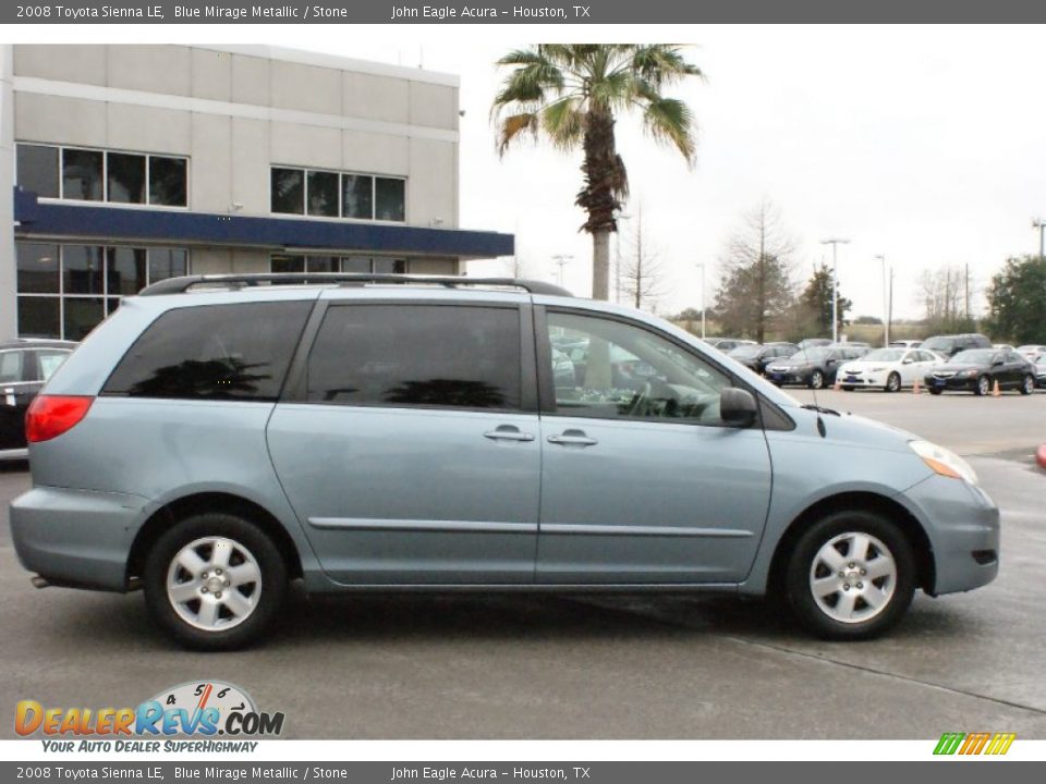 2008 Toyota Sienna LE Blue Mirage Metallic / Stone Photo #6