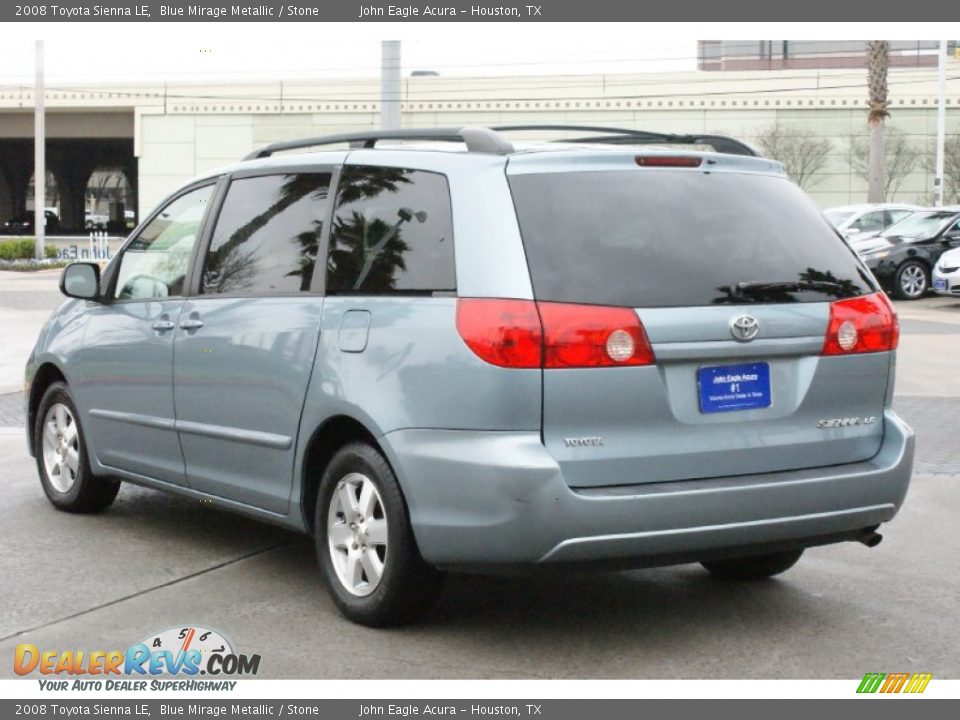 2008 Toyota Sienna LE Blue Mirage Metallic / Stone Photo #7