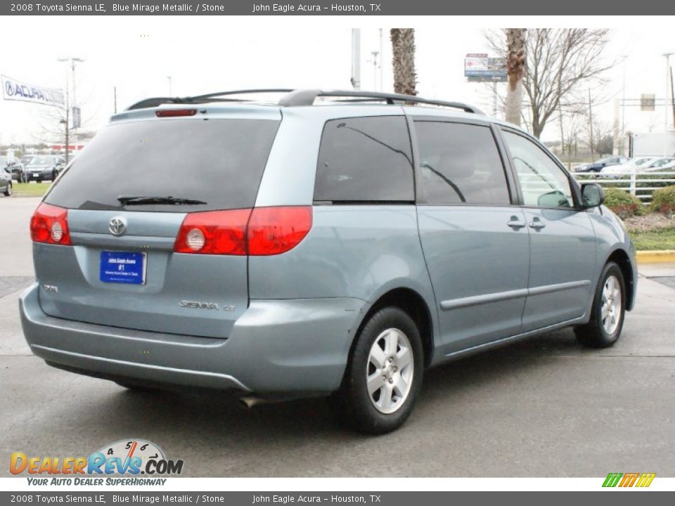 2008 Toyota Sienna LE Blue Mirage Metallic / Stone Photo #8