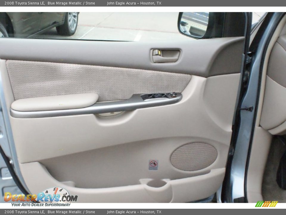 2008 Toyota Sienna LE Blue Mirage Metallic / Stone Photo #10