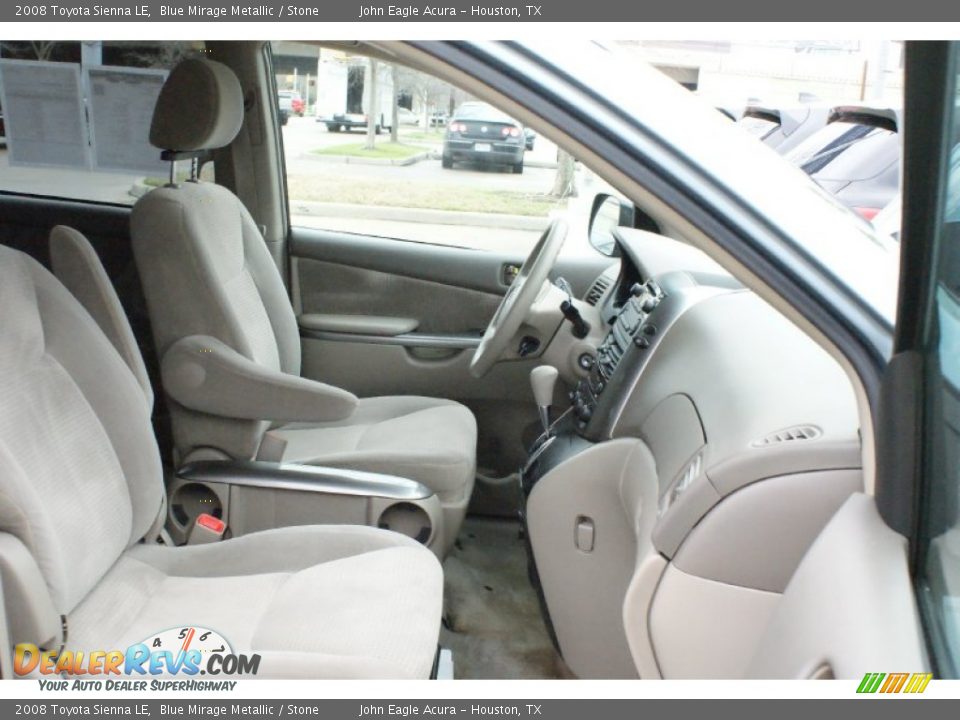 2008 Toyota Sienna LE Blue Mirage Metallic / Stone Photo #17