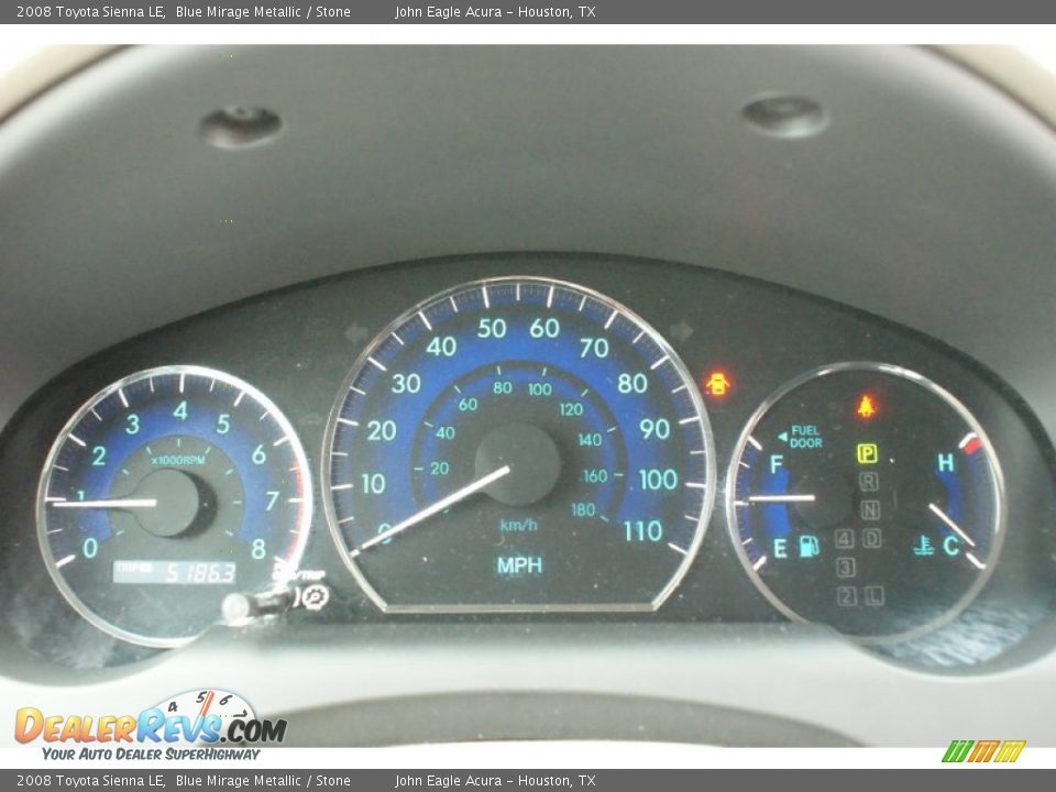 2008 Toyota Sienna LE Blue Mirage Metallic / Stone Photo #26