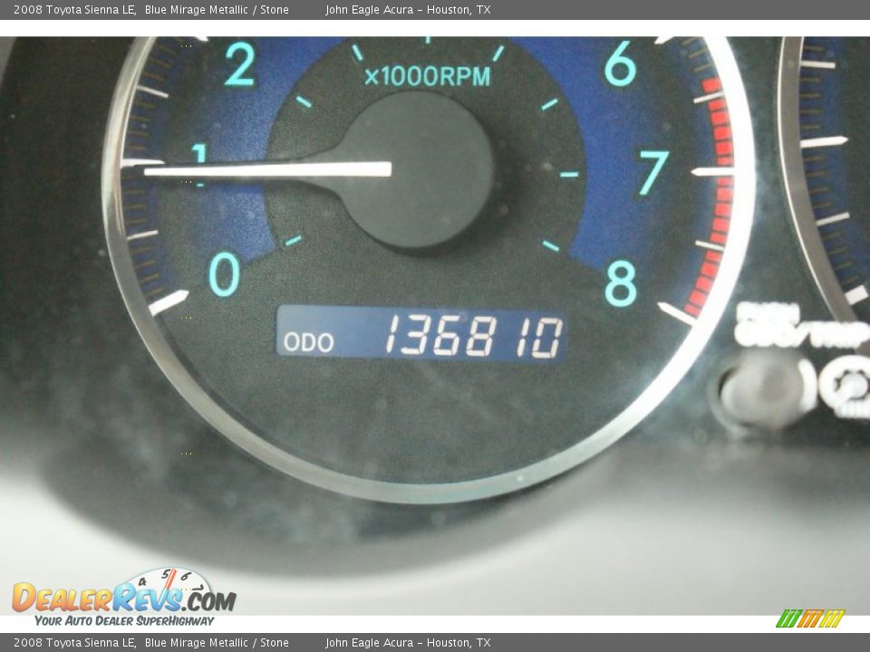 2008 Toyota Sienna LE Blue Mirage Metallic / Stone Photo #27