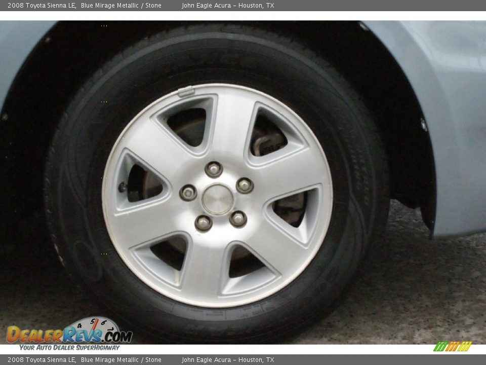 2008 Toyota Sienna LE Blue Mirage Metallic / Stone Photo #33
