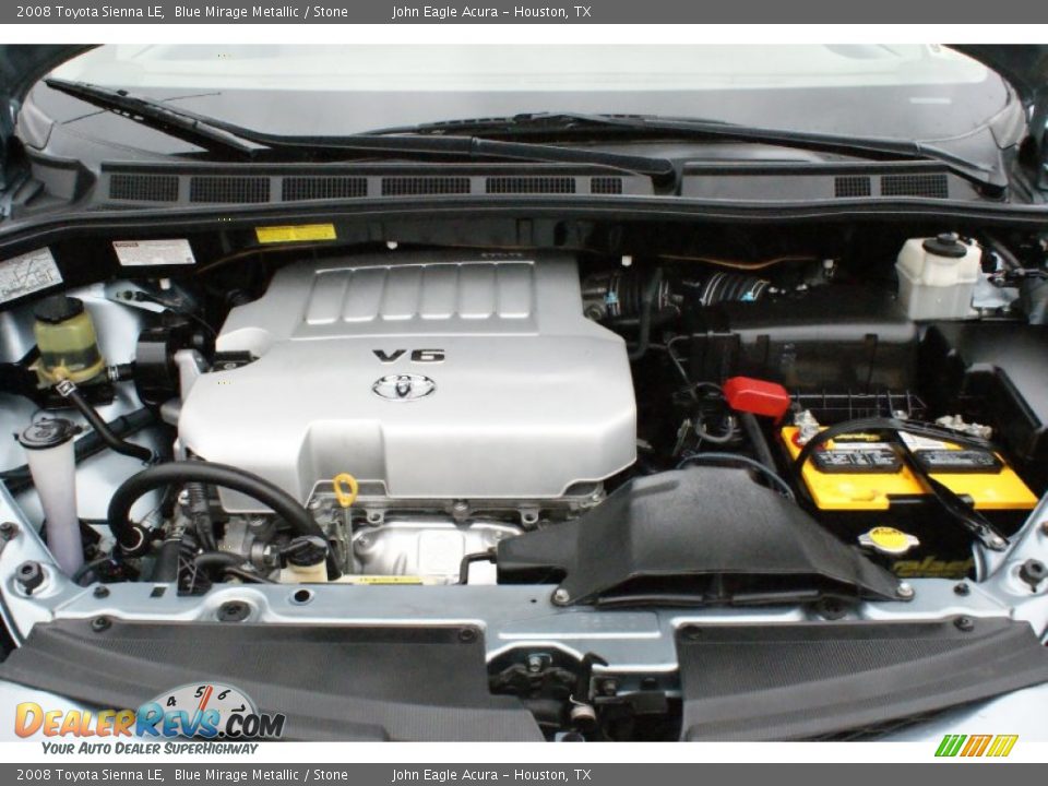 2008 Toyota Sienna LE Blue Mirage Metallic / Stone Photo #35
