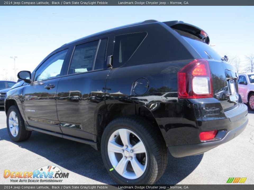 2014 Jeep Compass Latitude Black / Dark Slate Gray/Light Pebble Photo #2