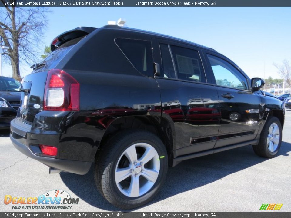 2014 Jeep Compass Latitude Black / Dark Slate Gray/Light Pebble Photo #3