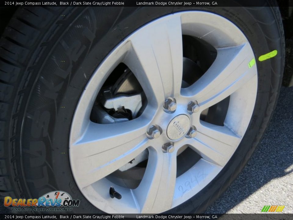 2014 Jeep Compass Latitude Black / Dark Slate Gray/Light Pebble Photo #5