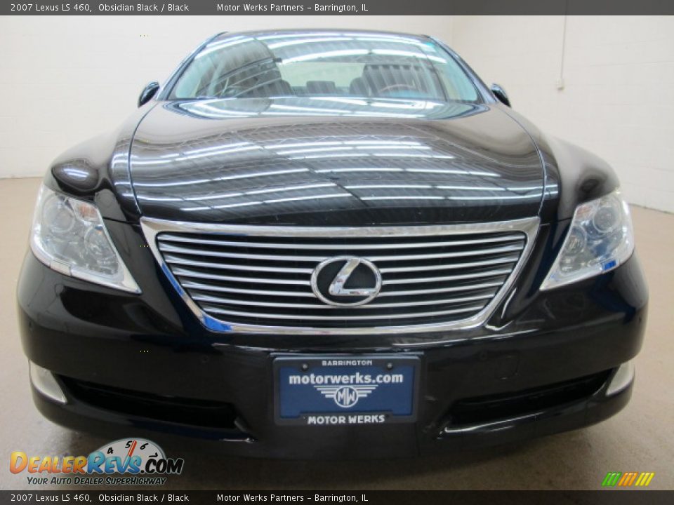 2007 Lexus LS 460 Obsidian Black / Black Photo #2