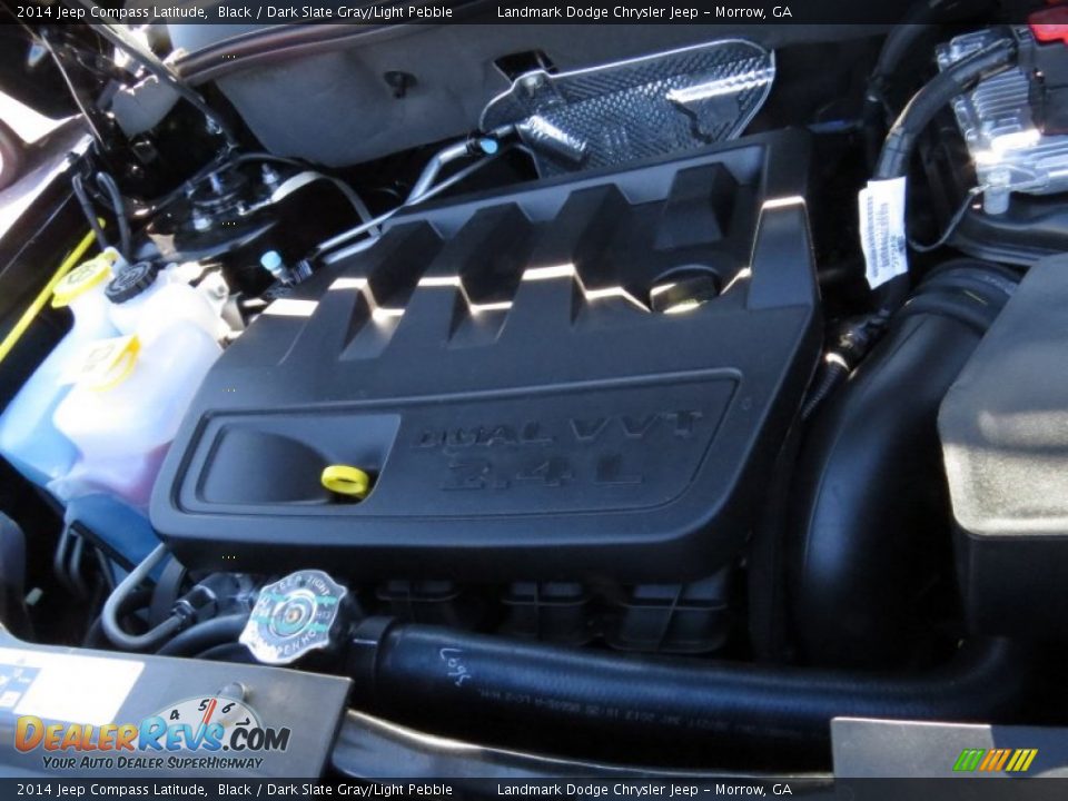 2014 Jeep Compass Latitude Black / Dark Slate Gray/Light Pebble Photo #8