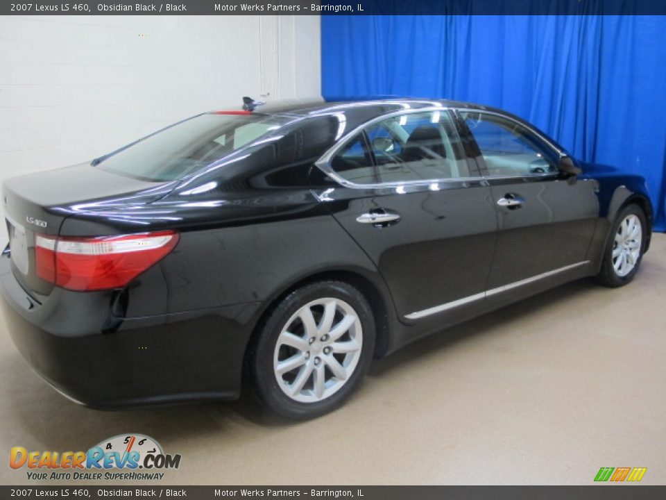 2007 Lexus LS 460 Obsidian Black / Black Photo #5
