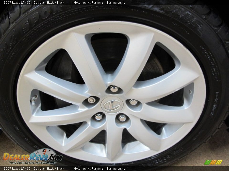2007 Lexus LS 460 Obsidian Black / Black Photo #10