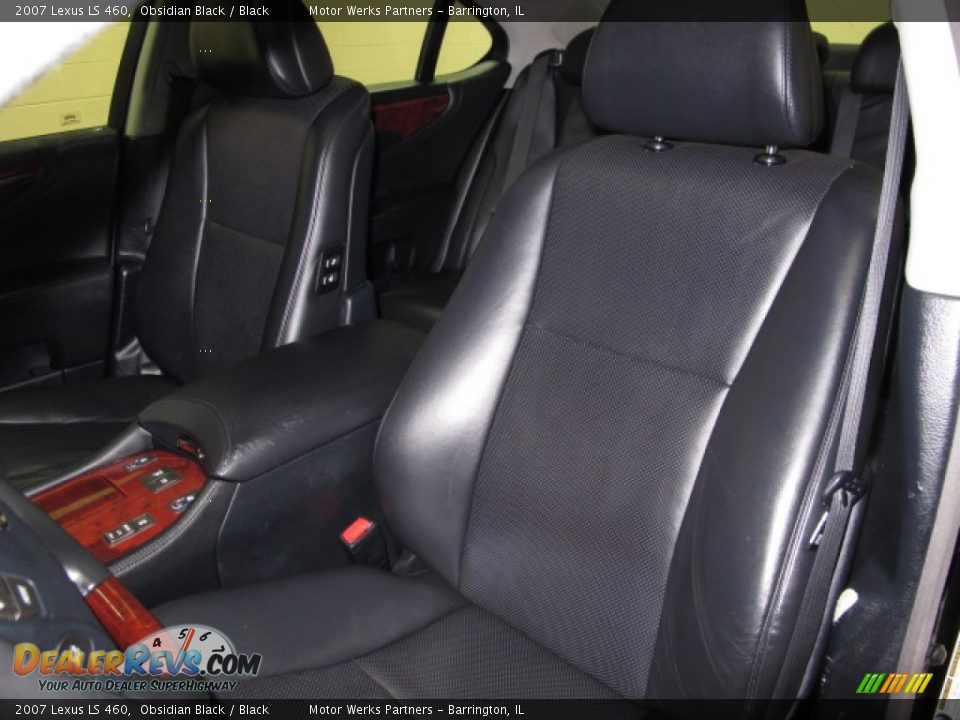 2007 Lexus LS 460 Obsidian Black / Black Photo #15