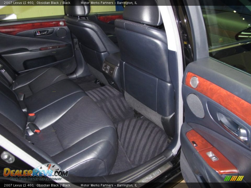 2007 Lexus LS 460 Obsidian Black / Black Photo #18