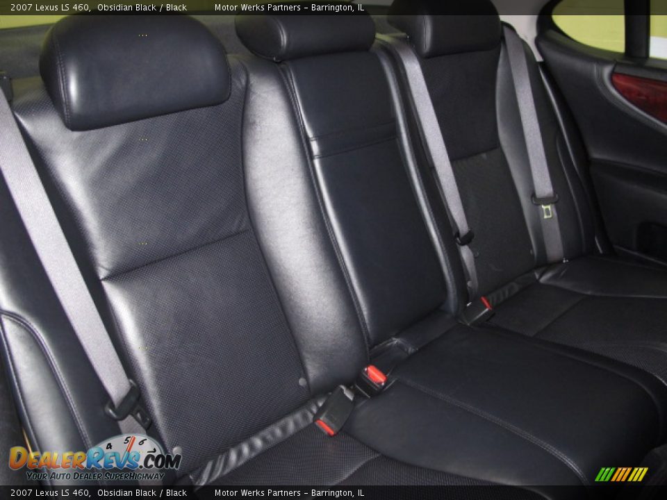 2007 Lexus LS 460 Obsidian Black / Black Photo #19