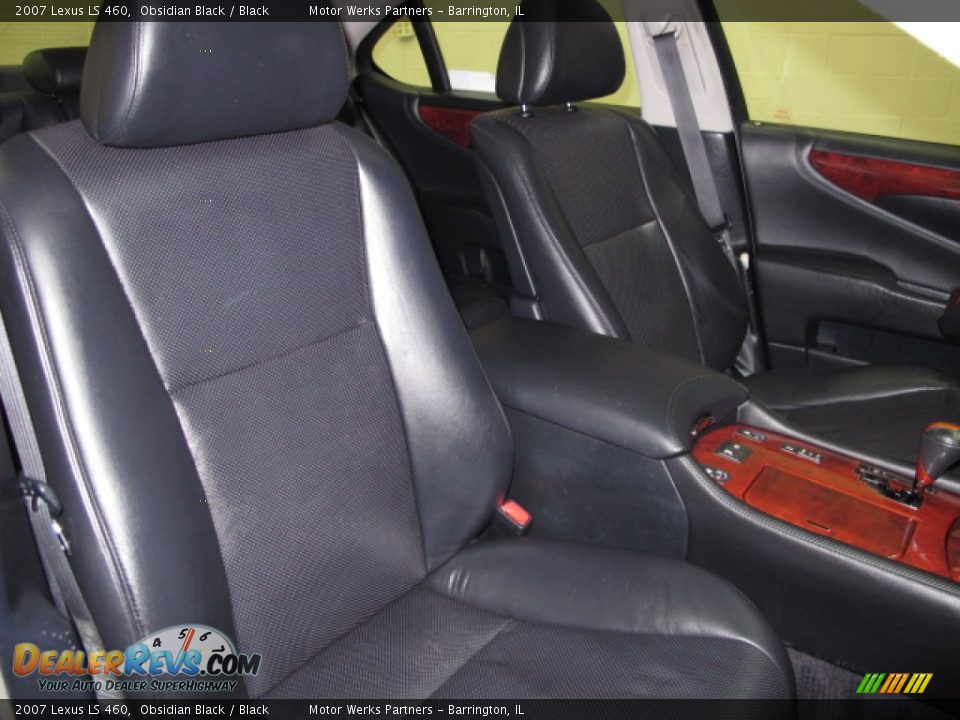 2007 Lexus LS 460 Obsidian Black / Black Photo #21