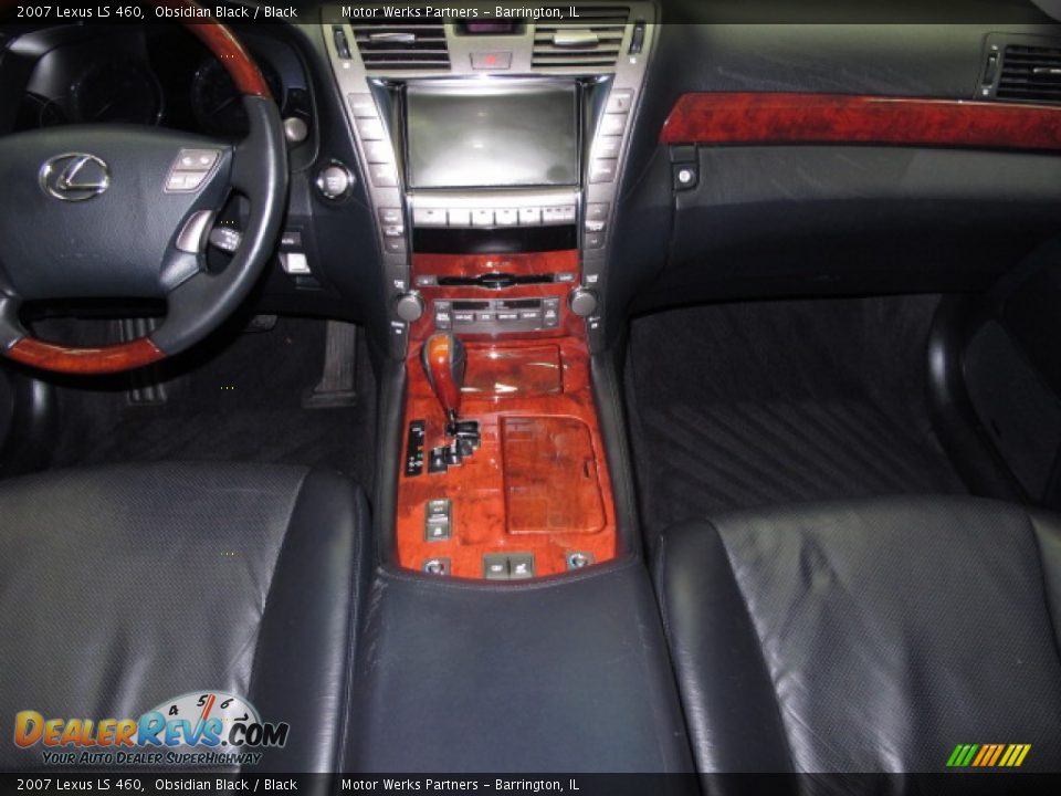 2007 Lexus LS 460 Obsidian Black / Black Photo #23
