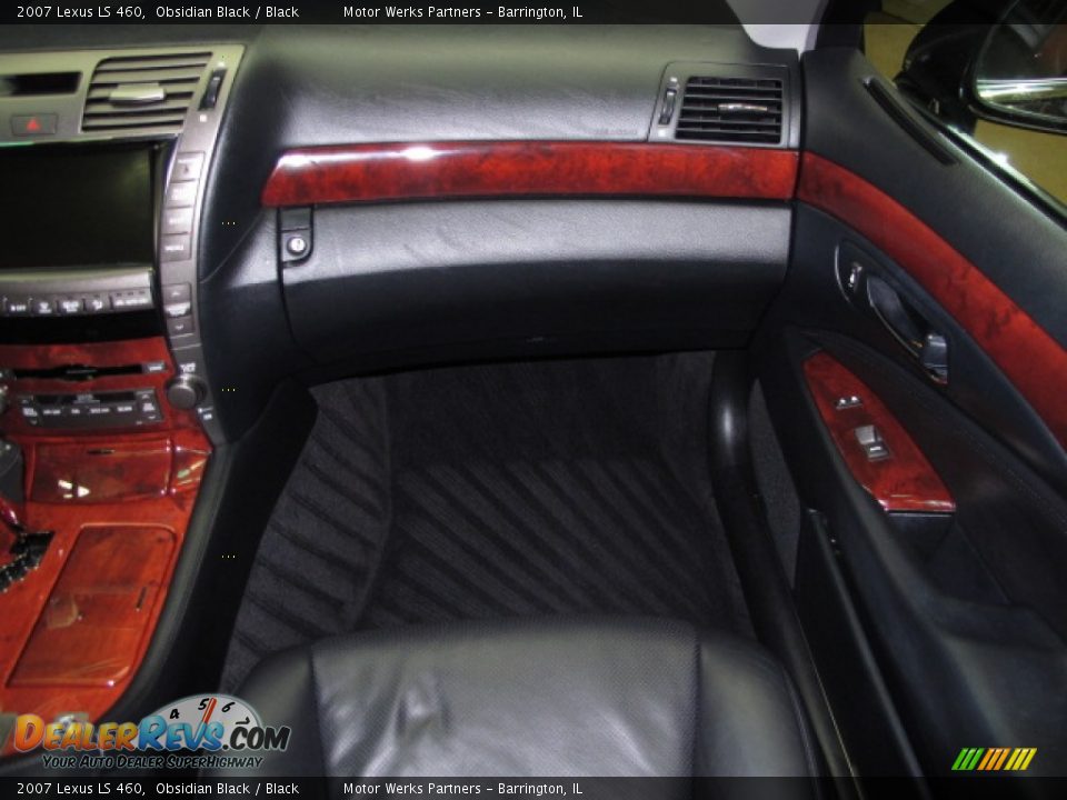 2007 Lexus LS 460 Obsidian Black / Black Photo #24