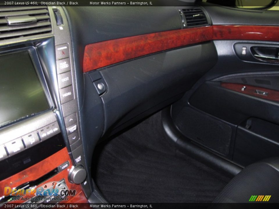 2007 Lexus LS 460 Obsidian Black / Black Photo #26