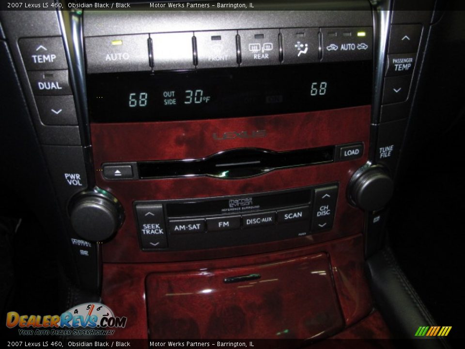 2007 Lexus LS 460 Obsidian Black / Black Photo #27
