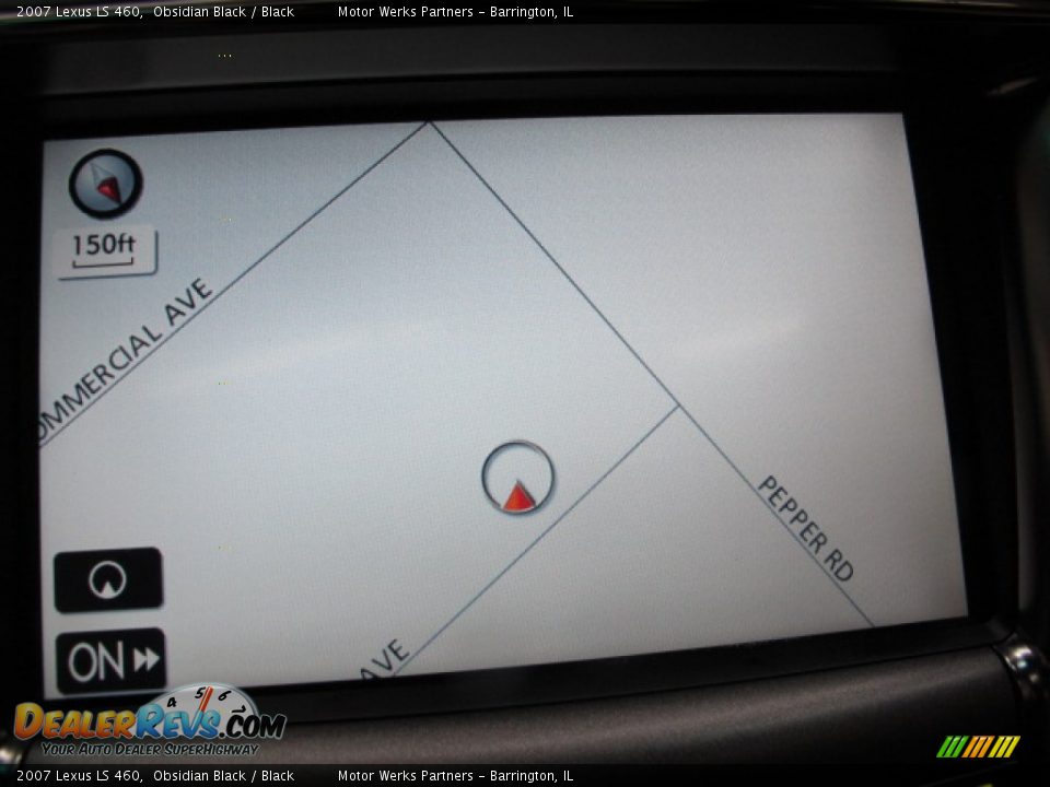 2007 Lexus LS 460 Obsidian Black / Black Photo #28