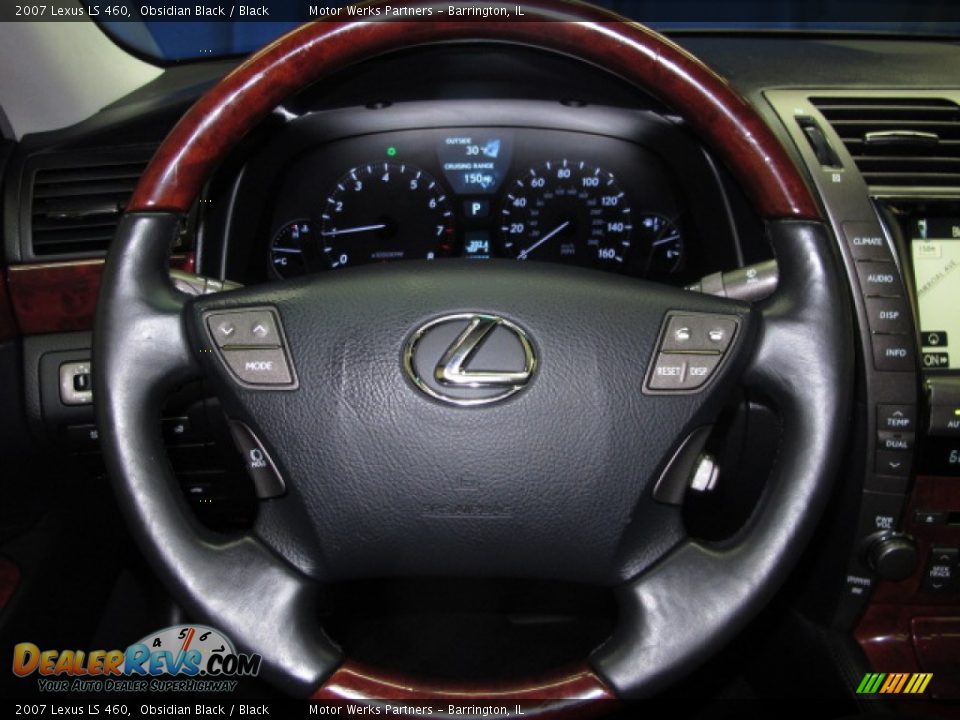2007 Lexus LS 460 Obsidian Black / Black Photo #29