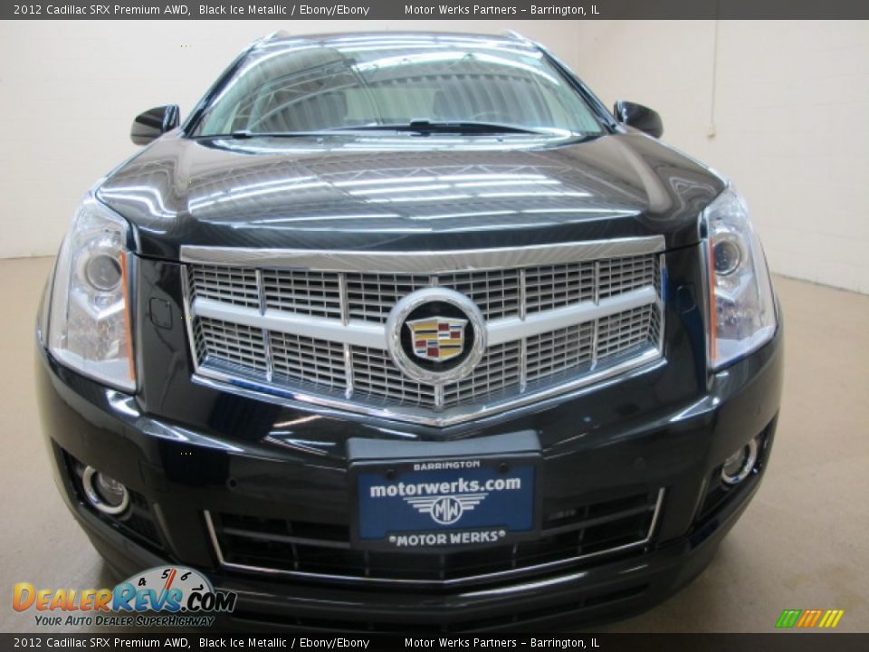 2012 Cadillac SRX Premium AWD Black Ice Metallic / Ebony/Ebony Photo #2