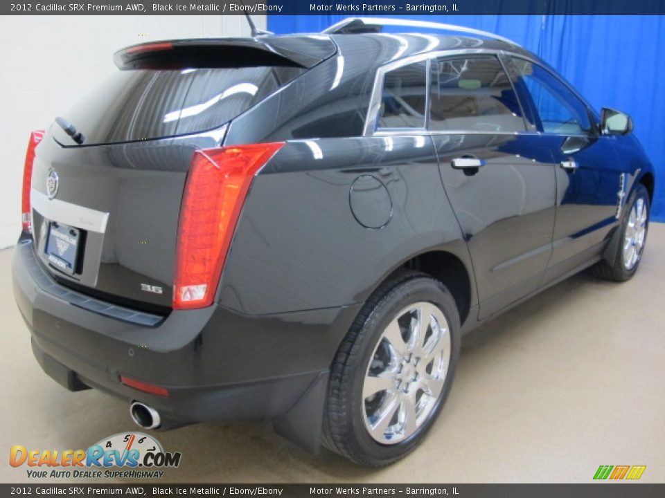 2012 Cadillac SRX Premium AWD Black Ice Metallic / Ebony/Ebony Photo #5