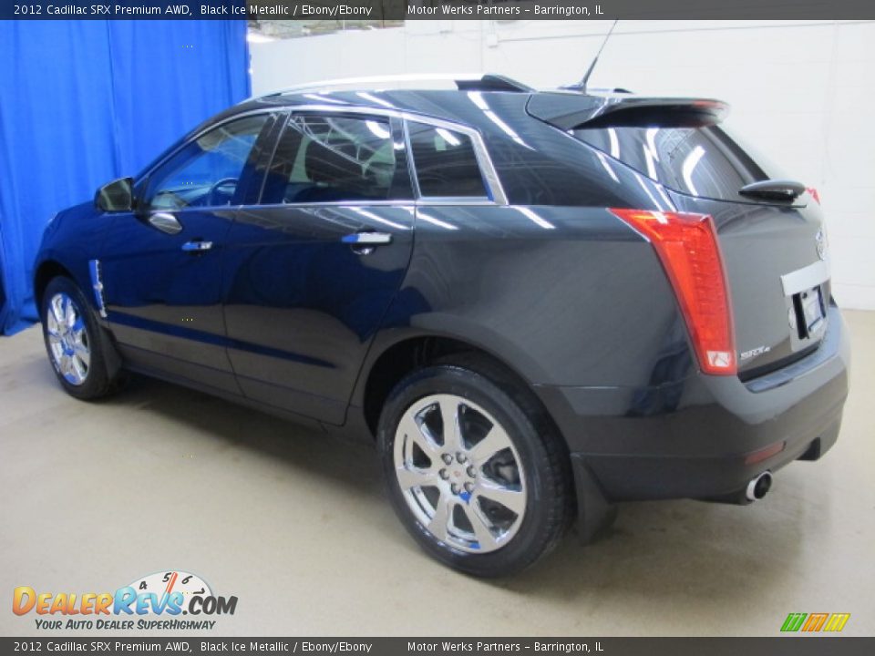 2012 Cadillac SRX Premium AWD Black Ice Metallic / Ebony/Ebony Photo #7