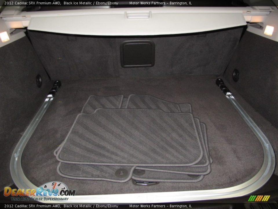 2012 Cadillac SRX Premium AWD Black Ice Metallic / Ebony/Ebony Photo #8