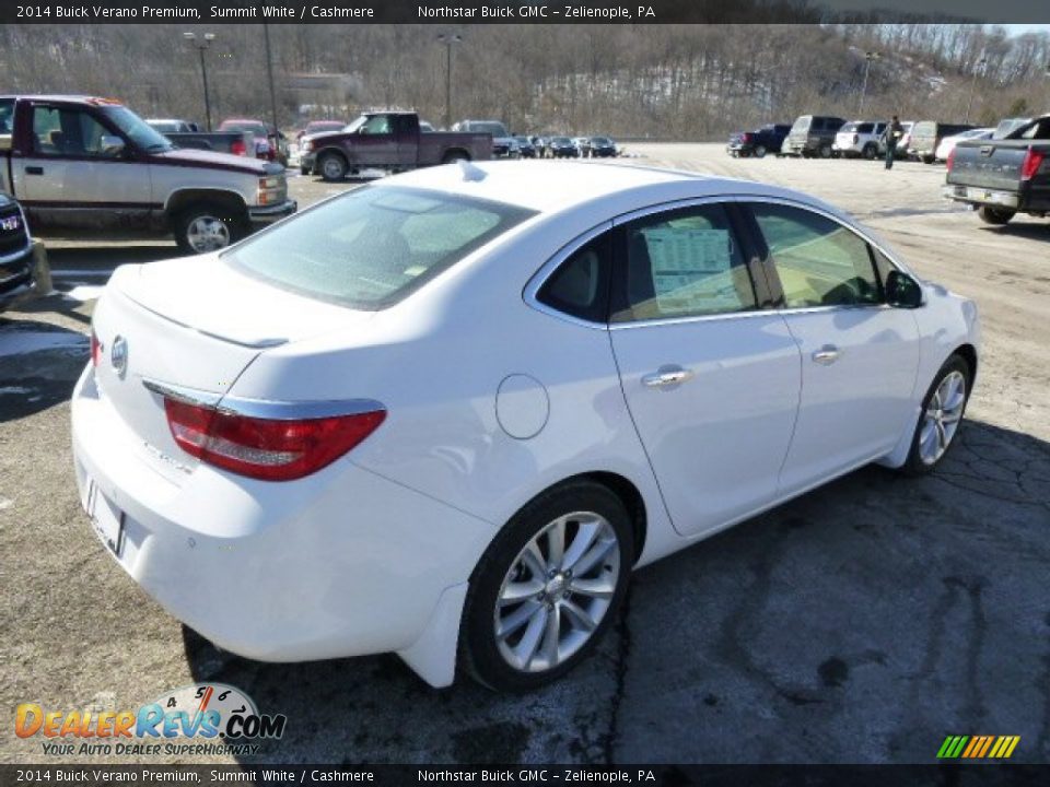 2014 Buick Verano Premium Summit White / Cashmere Photo #5