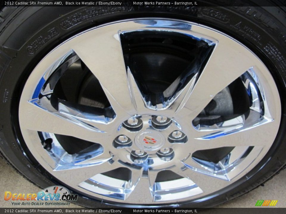 2012 Cadillac SRX Premium AWD Black Ice Metallic / Ebony/Ebony Photo #10