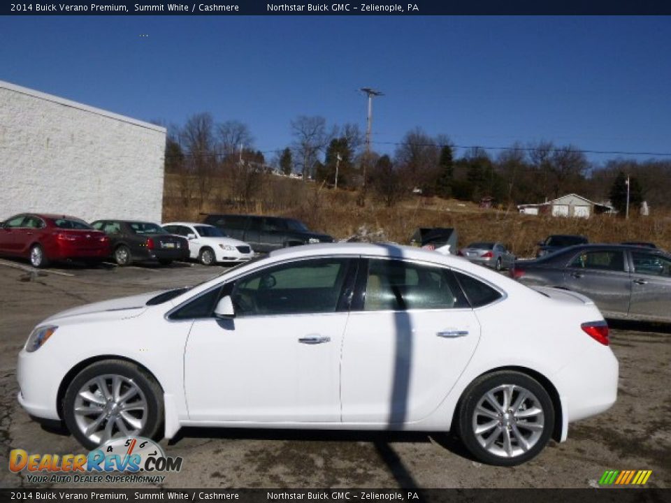 2014 Buick Verano Premium Summit White / Cashmere Photo #8