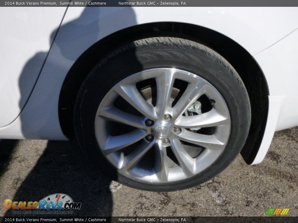 2014 Buick Verano Premium Summit White / Cashmere Photo #9
