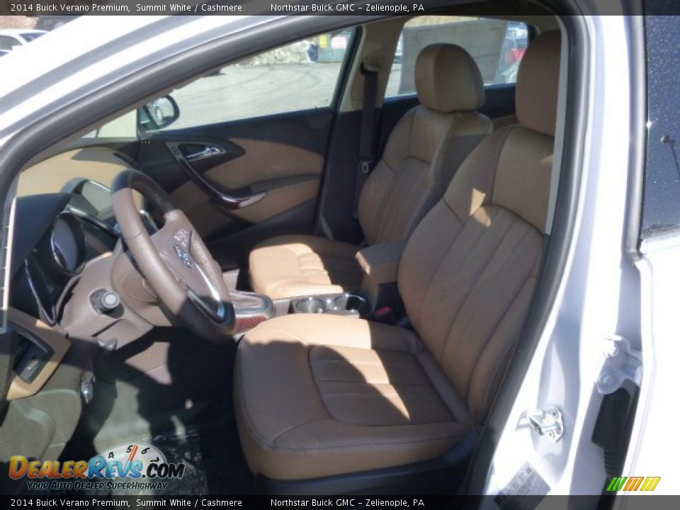 2014 Buick Verano Premium Summit White / Cashmere Photo #10