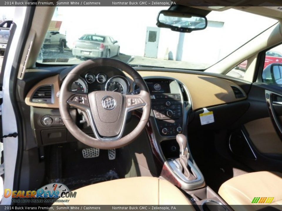2014 Buick Verano Premium Summit White / Cashmere Photo #12