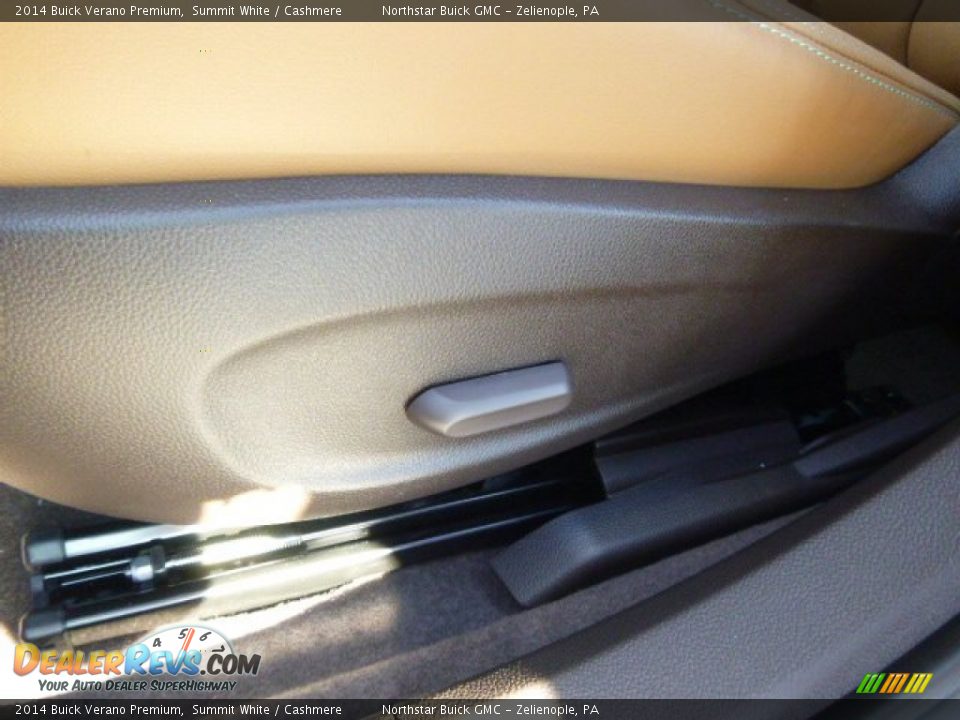 2014 Buick Verano Premium Summit White / Cashmere Photo #14
