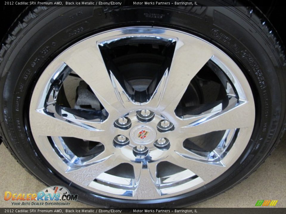 2012 Cadillac SRX Premium AWD Black Ice Metallic / Ebony/Ebony Photo #11