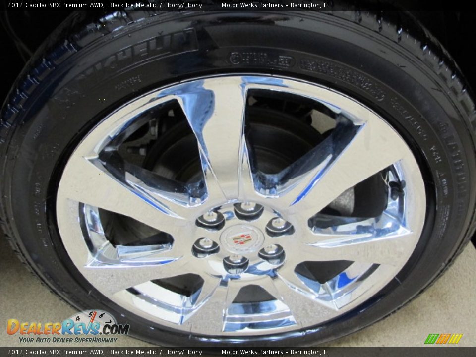 2012 Cadillac SRX Premium AWD Black Ice Metallic / Ebony/Ebony Photo #12